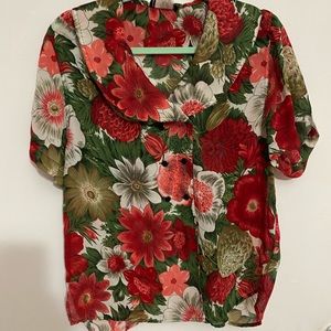 Vintage floral blouse